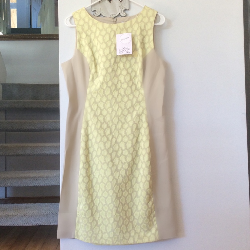 Belle Badgley Mischka work dress NWT